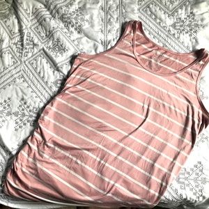 Dusty Rose Pink Maternity Tank